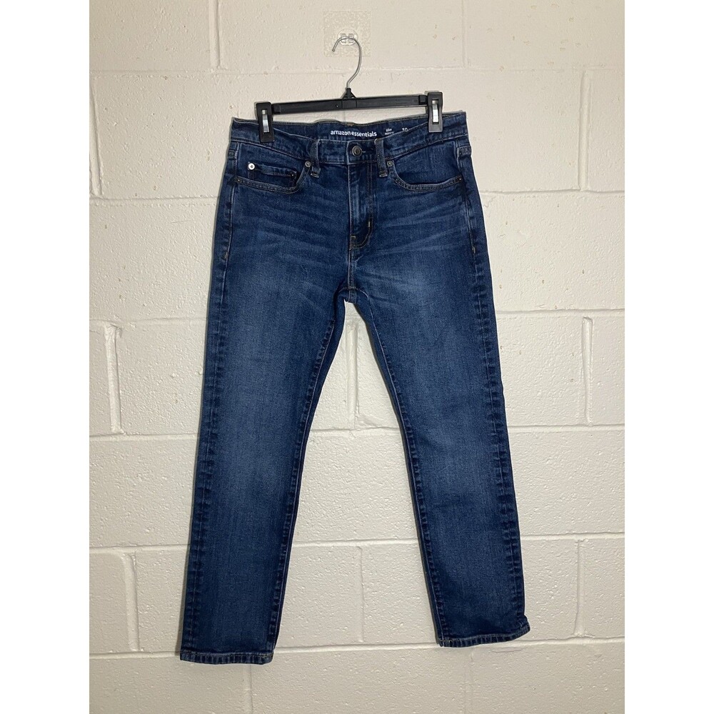 Amazon Essentials Men’s Slim Denim Jeans Blue 30W x 28L Preloved Pants